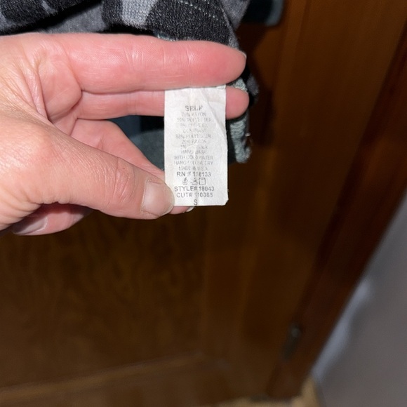 Cato Gray and Green Leopard Print Sweatshirt - Picture 4 of 5